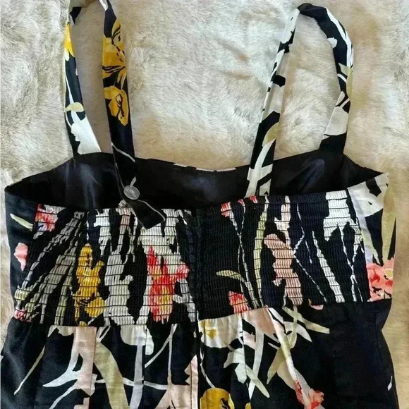 R&K Black women’s black floral Sundress  Size 6 - Picture 12 of 13